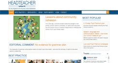 Desktop Screenshot of headteacher-update.com