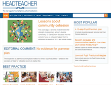 Tablet Screenshot of headteacher-update.com